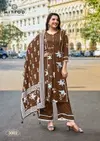 Manvari By Mittoo Rayon Handwork Kurti With Bottom Dupatta Wholesale Price In Surat